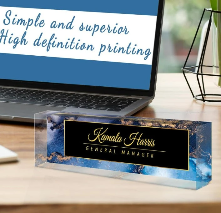 Personalized Acrylic Name Plate Block suppliers